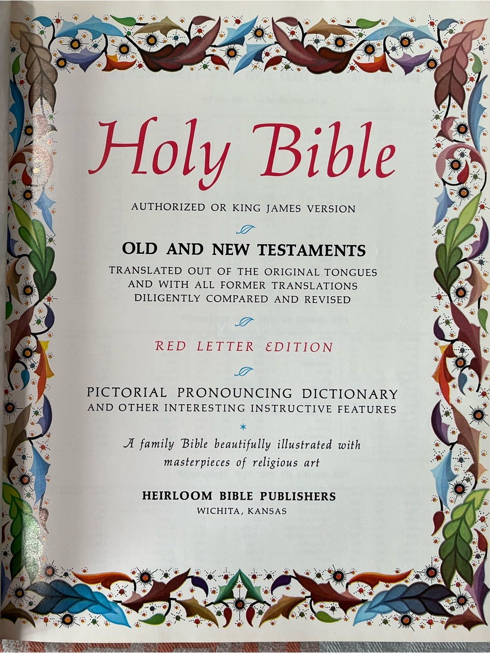 Masonic Master Reference Edition Holy Bible - Picture 3 of 16